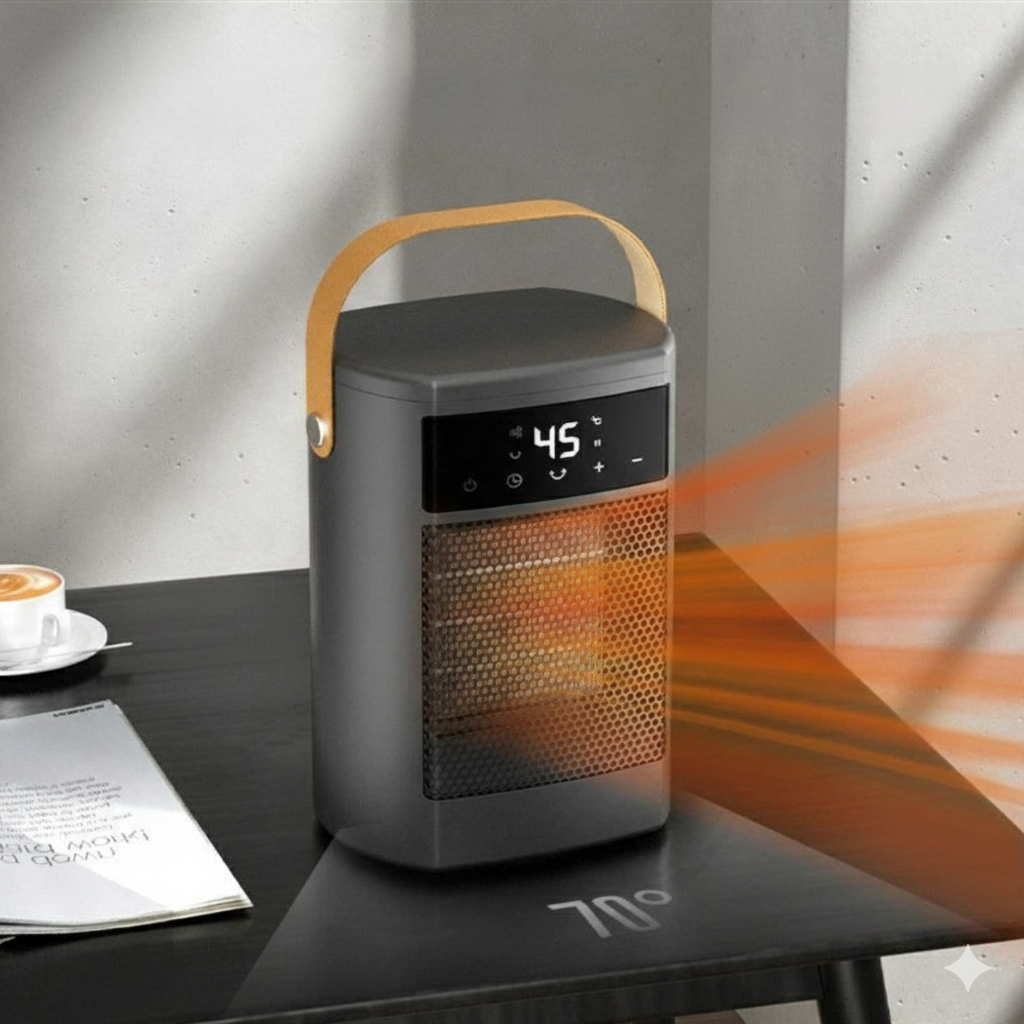 LuminaHeat™ Controlled Desktop Heater