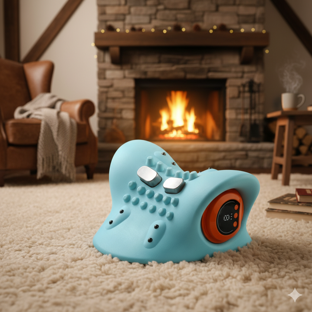 LuminaHeat™ Electric Neck & Shoulder Massager Pillow