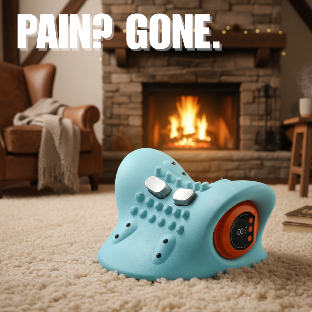 LuminaHeat™ Electric Neck & Shoulder Massager Pillow