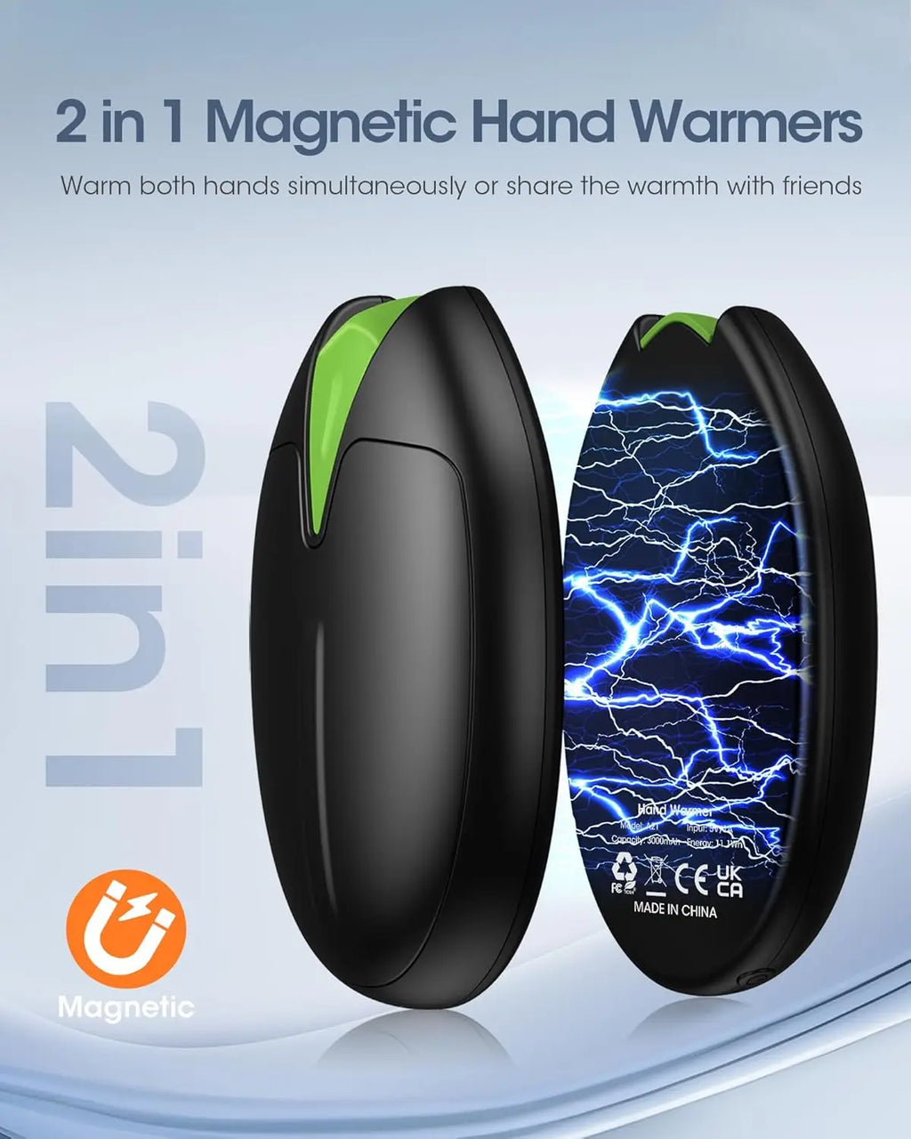 LuminaHeat™ Rechargeable Hand Warmers