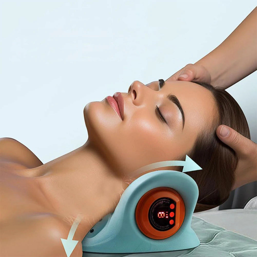 LuminaHeat™ Electric Neck & Shoulder Massager Pillow