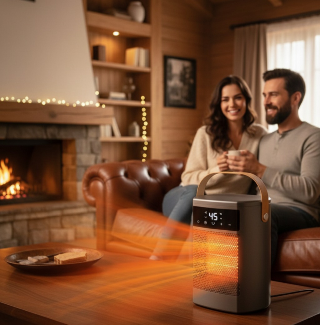 LuminaHeat™ Controlled Desktop Heater